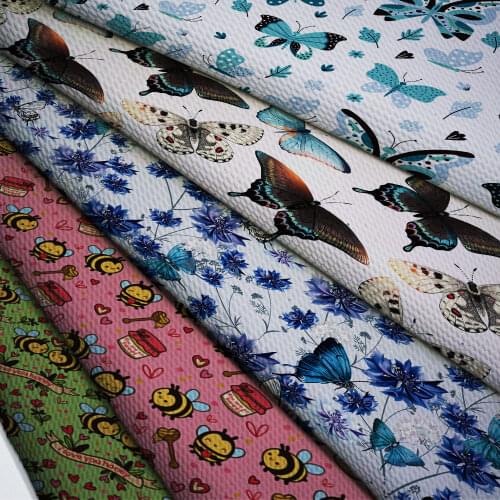 50*140cm Bullet Textured Liverpool Fabric Flower Printed DIY Tissue Kids Home Textile for Sewing Quilt Decoration Home