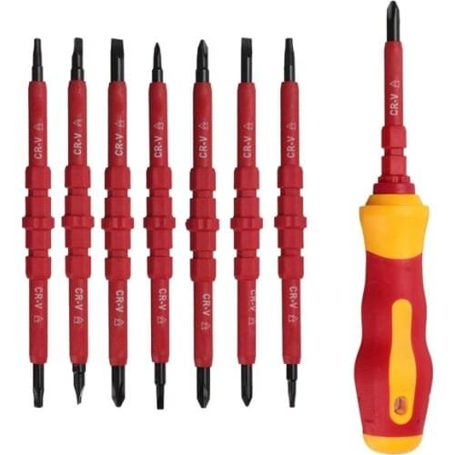 7 PCS Multi-purpose Electricans Insulated Electrical Hand Screwdriver Tools Set