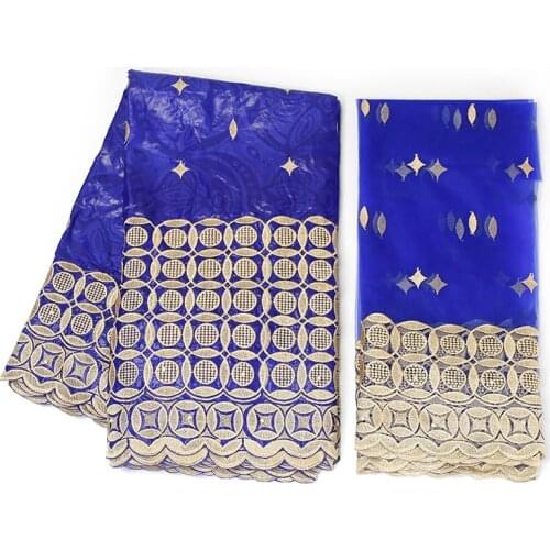 African Bazin Riche Fabric With Brode 2021 Latest Fashion Cotton Dry Embroidery Basin lace Fabric Guinea Brocade Fabrics 7yards