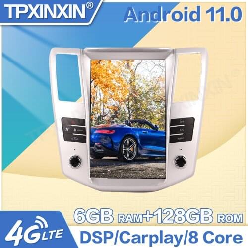 Android 11 For Lexus RX RX300 RX330 RX350 RX400H 2004-2007 Carplay Radio Player Car GPS Navigation Head Unit