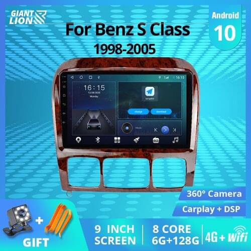 Car Radio for Mercedes Benz S Class W220 S280 S320 S350 S400 S430 S500 S600 S55 AMG 1998-2005 Multimedia DVD Player Navigation