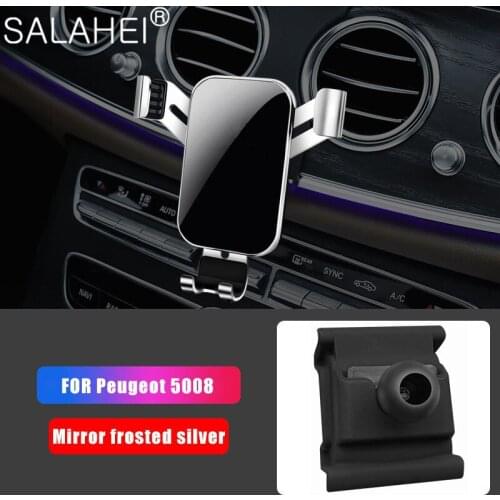 Car Phone Holder For Peugeot 5008 GPS Navigation High Quality Interior Dashboard Stable Support Rotation Car Smartphone Bracket