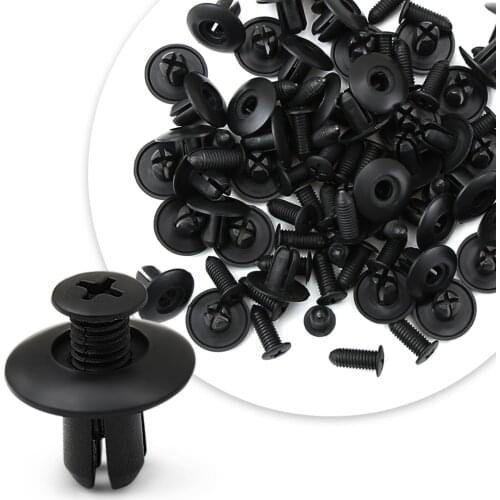Car Styling 8mm Car Plastic Screw fastenersfor lada granta kalina vesta priora largus 2110 niva 2107 2106 2109 vaz samara