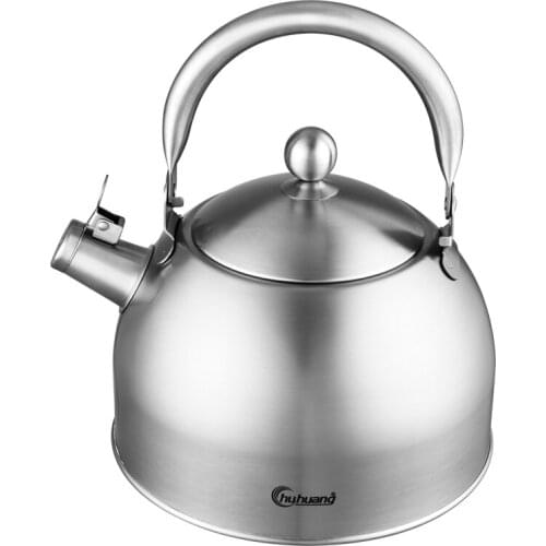 304 Stainless Steel Kettle Gas Open Flame 4L/5L Whistle Hot Kettle Home Induction Cooker Thickened Pot Bottom High Temperature