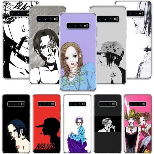 Nana Anime Case for Samsung Galaxy S20 Ultra Note 10 9 8 S10E S9 S8 J4 J6 J8 Plus + Pro S7 S6 Soft Phone Coque