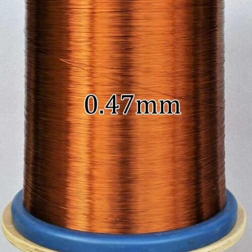 Cltgxdd 0.47mm ( 50m / 100m /pc ) Polyester Enamelled Wire Enamelled Round Copper Wire QZ-2-130 Sold by The Meter