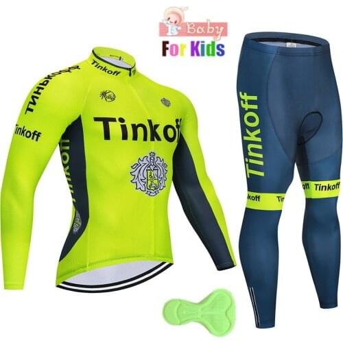 2018 Kids Autumn Babycycling Set Long Sleeves Cycling Jerseys Set Breathable Bike Clothes Cycle Wear Ropa Maillot Ciclismo Boys