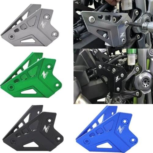 For KAWASAKI Z900 Z 900 2017 2018 2019 2020 2021 Motorcycle Accessories FootPeg Footrest Rear SET Heel Plates Guard Protector
