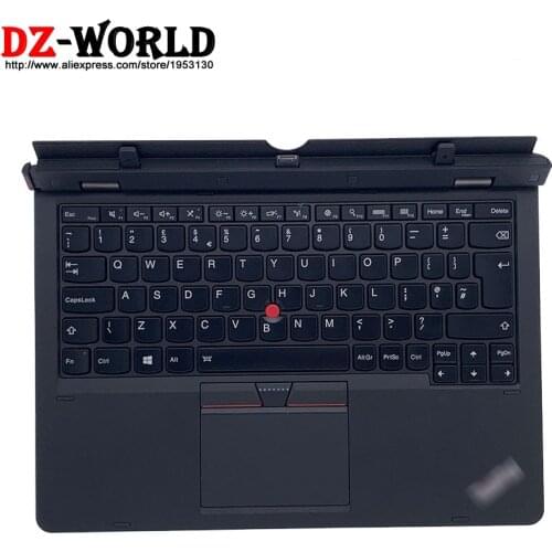 Docking Station UK English Base Keyboard With Touchpad Battery for Lenovo ThinkPad Helix Gen 2 20CG 20CH Ultrabook Pro 03X7076