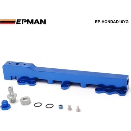 EPMAN Racing - High Quality High Volume Aluminium Fuel Rail For For Honda D15B7 D15B8 D16A6 D16Z6 EP-HONDAD16YG
