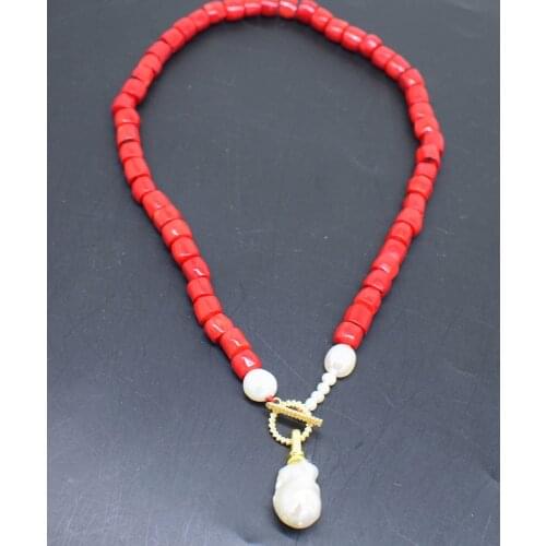Freshwater Pearl white drop reborn keshi pendant necklace 48cm Wholesale for women xmas gift