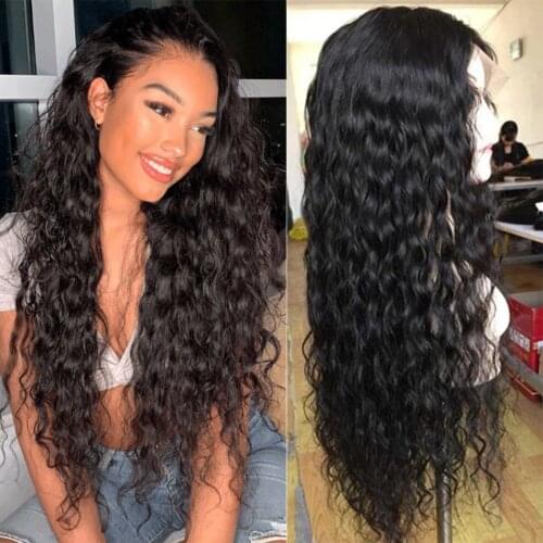 Water Wave Lace Front Wig 5x5 Lace Closure Wig Brazilian Remy 13x4 Lace Frontal Wigs For Women Human Hair 4x4 Closure Wigs 150