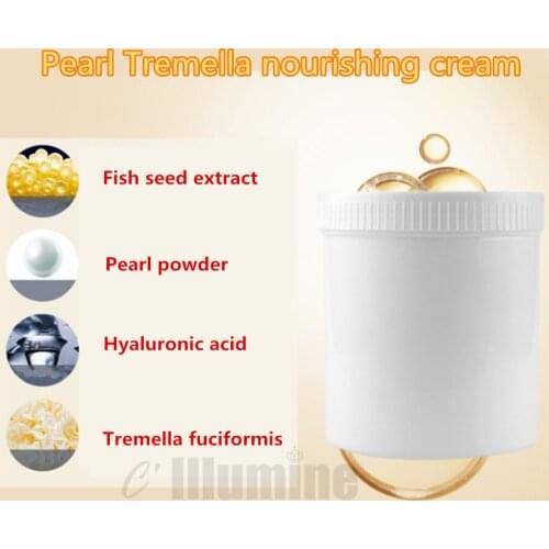 Pearl Tremella Nourishing Cream Face Day Cream Moisturizing Cream Oily Skin Control Care Cosmetics OEM 1000g