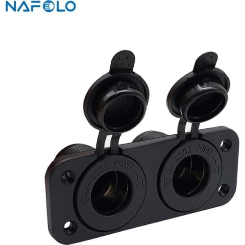 12V Waterproof Car Cigarette Lighter Socket Auto Boat Motorcycle Tractor Power Outlet Socket Receptacle Car Accessories Dropship
