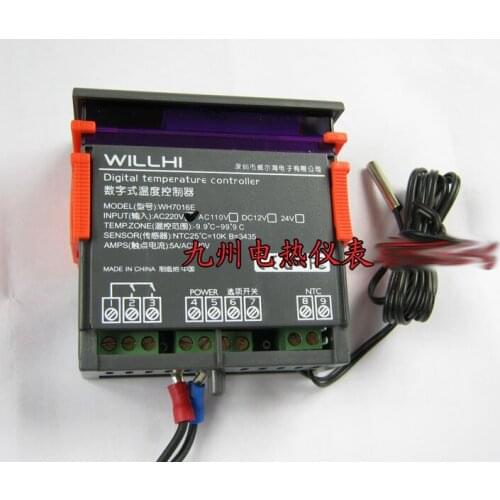 Wear hai High Precision Digital Temperature Controller Incubation Temperature Controller Thermal Switch WH7016E 0.1 Accuracy