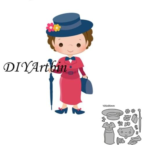 Lady Metal Cutting Dies Stencil New 2020 for DIY Scrapbooking Craft dies Cut Decor Photo Cards