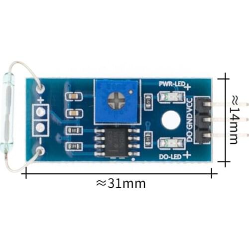 100Pcs/LOT Reed Sensor Module Magnetron Module Reed Switch Magnetic Switch Hot Worldwide