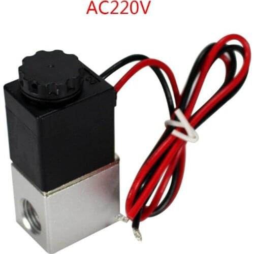 2V025-08 Air Pneumatic Valve 1/4" Solenoid Valve DC12V/DC24V/AC220V Voltage