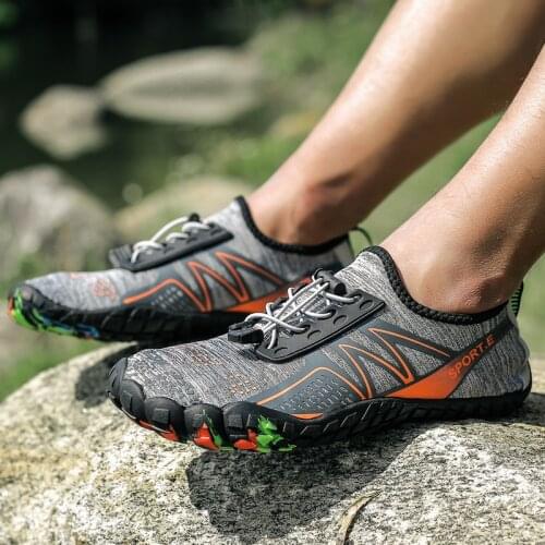 AFFINEST Men Water Shoes Quick Drying Five Finger Swimming Shoes Sport barefoot shoes Summer Seaside Surfing Beach Yoga Shoes