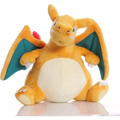 Big Size 30cm TAKARA TOMY Pokemon Charizard Plush Toys Charizard Soft Stuffed Animals Toy Doll Birthday Gifts for Children Kids