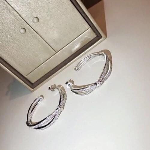 Brands Pure 925 Silver Fashion Jewelery Woman Drop Flower Earrings Geisha Dream Party High Quality Silver Bowknot Jewelry