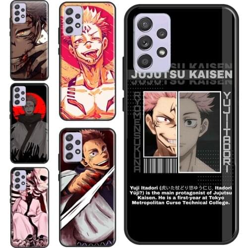 Anime Jujutsu Kaisen Ryomen Sukuna Case For Samsung Galaxy A12 A32 A52 A72 A31 A41 A51 A71 A21S A20e A20S A50 A70 Back Cover