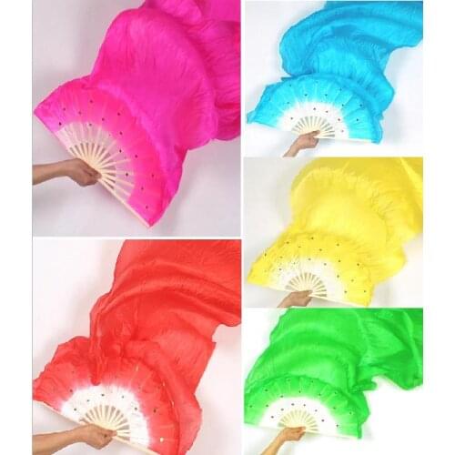 Hot sell! Free shipping 120pcs/lot belly dance fan silk veils with 5colors available
