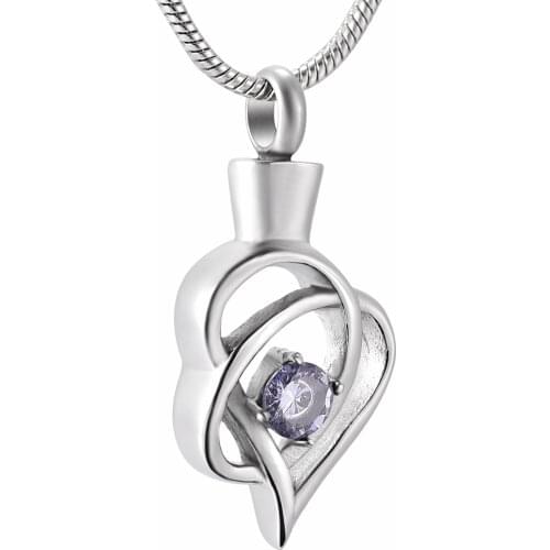 IJD9936 jeweller plated Vintage Memorial Jewelry For Ashes Shiny Crystal Cremation Urns Hold Ashes Keepsake For Pet/Human