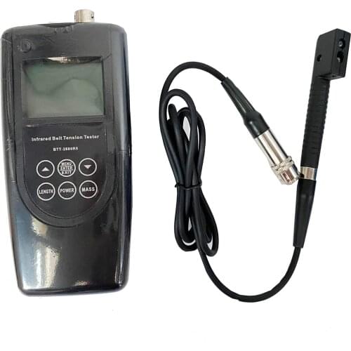 Infrared Belt Tension Gauge Meter Tensionmeter with Free Belt Length Max 99.99m Measurement Range 10 to 500Hz