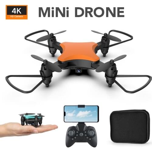 Mini Drone 4K HD Camera DIY Five Colors Drones Aerial Photography Helicopter Foldable Quadcopter Dron kids Toys Gifts VS LF606