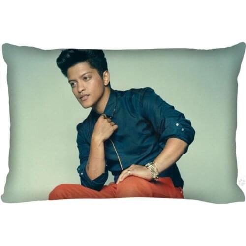 2018 NEW bruno mars Rectangle Pillowcase (two-sides) Comfortable pillow cover the best gift Just Cover