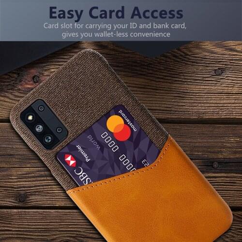 Luxury Business Phone Case For Samsung Galaxy F52 5G Funda Cloth Texture PU Antiskid Cover For Samsung F 52 5G 6.6" 2021 Coque