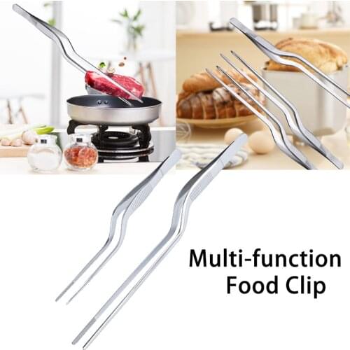 Chef Tongs Clips Stainless Steel BBQ Tong Mini Tweezer Multi Hand Tools For Picnic Picking Food Meat Bread Kitchen Gadget Tool