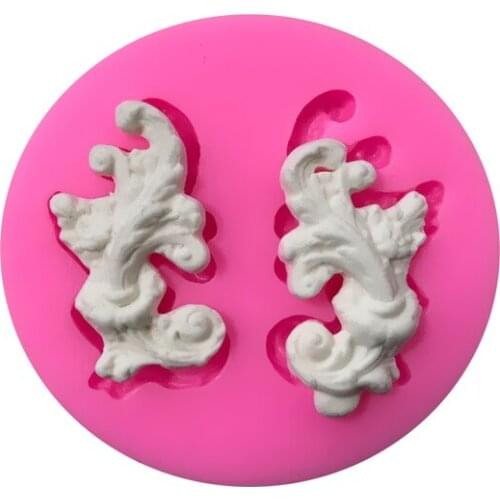 Water Grass Fondant Cake Silicone Mould Chocolate Biscuits Molds Candy Cooking Pastry Baking Cake Wedding Decorating Tools