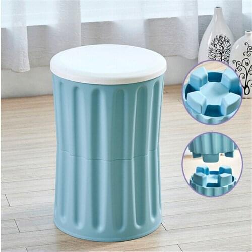 Foldable Cute Cartoon Clothes Organizer Toys Storage Box Zakka Waterproof Debris Snack Laundry Basket Kids Stool With Lid