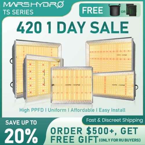 Mars hydro TS 600W 1000W 2000W 3000W Full Spectrum LED Grow Light Sunlike HPS Replace Quantum For Indoor Plants Veg Flowers