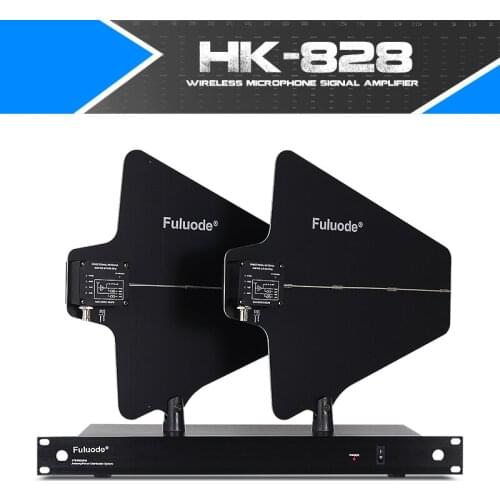 Wireless Microphone Amplifier 1 Tow 5 Signal Enhanced 400-meter Professional Stage Long-distance Receiving Continuous Frequency