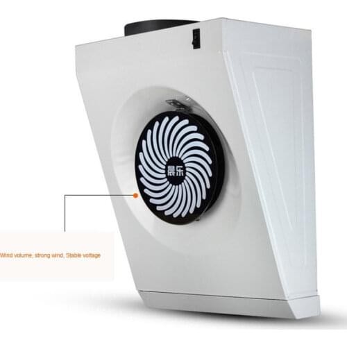 Exhaust fan kitchen range hood exhaust fan wall-mounted 6-inch ventilating fan silent duct powerful exhaust fan range hood