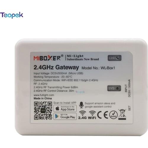 WL-Box1 Controller DC5V APP Control Compatible with alexa Google Assistant voice control For All Miboxer Product