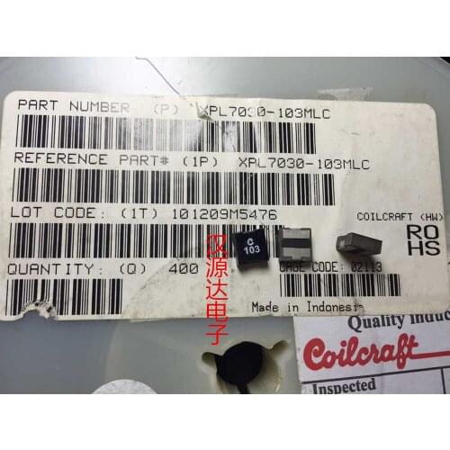 XPL7030-103MLC 10UH 7.2A 7 * 7 * 3MM patch flat copper coils high-current inductors