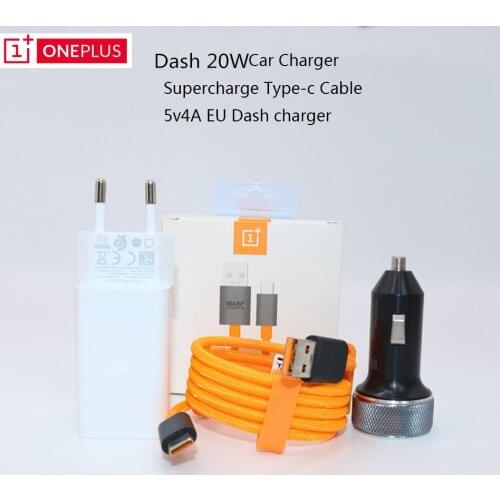 For Oneplus 6 EU Dash 5V4A Charger Fast Type-C Cable Quick Red Charge power data DASH cable for one plus 7 7t 6 6t 5t 5 3t 3