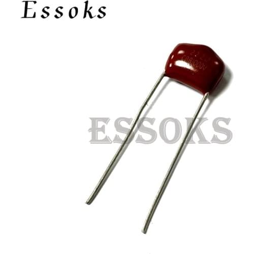 10PCS 1000V222J 0.0022UF Pitch 7.5mm 10mm 2.2NF 1000V 1KV 222 222J CBB Polypropylene film capacitor