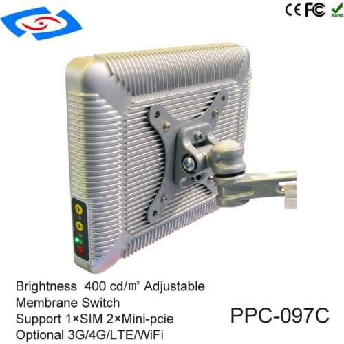 9.7" Industrial Grade Panel PC With Touchscreen Interface Support Customization With Resolution 1024*768