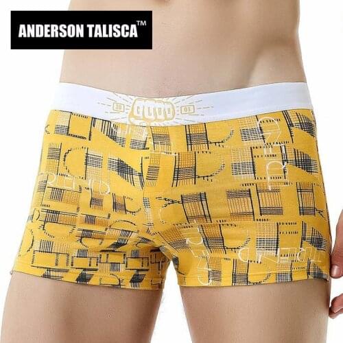 ANDERSON TALISCA New Underwear Men Boxer Para Hombre Man Penis Cotton Mens Boxers Cuecas Masculina Boxershorts Homme Size L-3XL