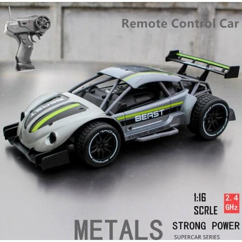 Remote Control Vehicle Rechargeable Electronic Car Gift High Speed RC Drift Racing Car Championship 2.4G 1:16 Off Road Hobby Toy