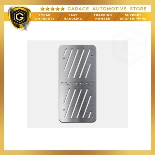 For Renault Fluence Stainless Steel Chrome Accessories Foot Rest Pedal-2010 and Above