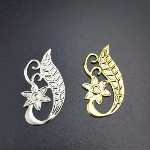 20Pcs/lot 23x43mm Filigree flower Wraps Connectors Embellishments Findings Crafts accessories