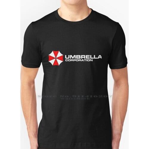 Umbrella Corp. ( White ) T Shirt 100% Pure Cotton Umbrella Umbrella Corp Umbrella Corporation Symbol Logo Biohazard Zombie Game
