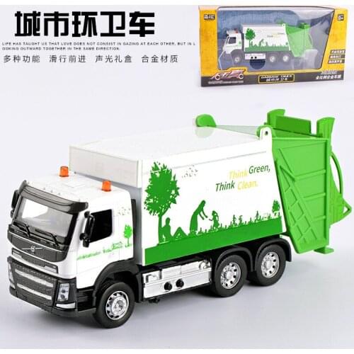Alloy engineering truck, excavator model ,excavator children toy truck ,forklift truck boy ,Sanitation car