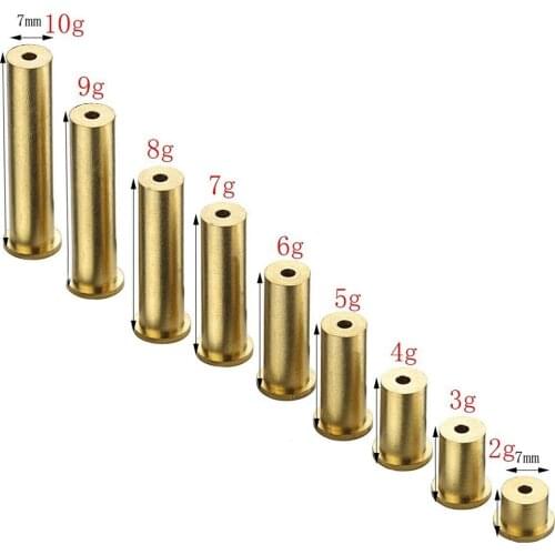 Golf Club Brass Shaft Tip Swing Weights For Steel Iron Shafts Steel Wood Shafts Golf Accessories Parts 1g 2g 3g 4g 5g 2021 New